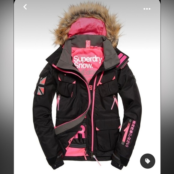 SUPERDRY Snow Action ski / snowboard jacket - new - Picture 1 of 11